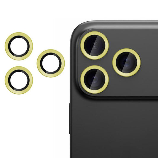 For iPhone 17 Pro Max Kalebol No Flicker Ultra-Thin Individual Camera Lens Tempered Glass Film(Gold) - iPhone 17 Pro Max Tempered Glass by Kalebol | Online Shopping UK | buy2fix