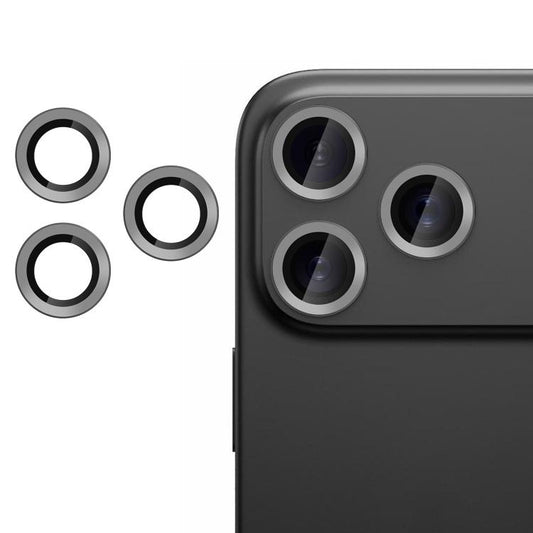 For iPhone 17 Pro Max Kalebol No Flicker Ultra-Thin Individual Camera Lens Tempered Glass Film(Titanium Gray) - iPhone 17 Pro Max Tempered Glass by Kalebol | Online Shopping UK | buy2fix