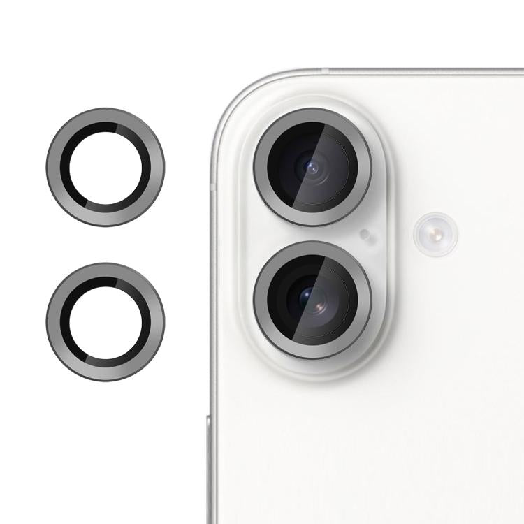For iPhone 17 Kalebol No Flicker Ultra-Thin Individual Camera Lens Tempered Glass Film(Titanium Gray) - iPhone 17 Tempered Glass by Kalebol | Online Shopping UK | buy2fix