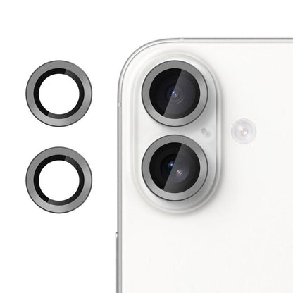 For iPhone 17 Kalebol No Flicker Ultra-Thin Individual Camera Lens Tempered Glass Film(Titanium Gray) - iPhone 17 Tempered Glass by Kalebol | Online Shopping UK | buy2fix