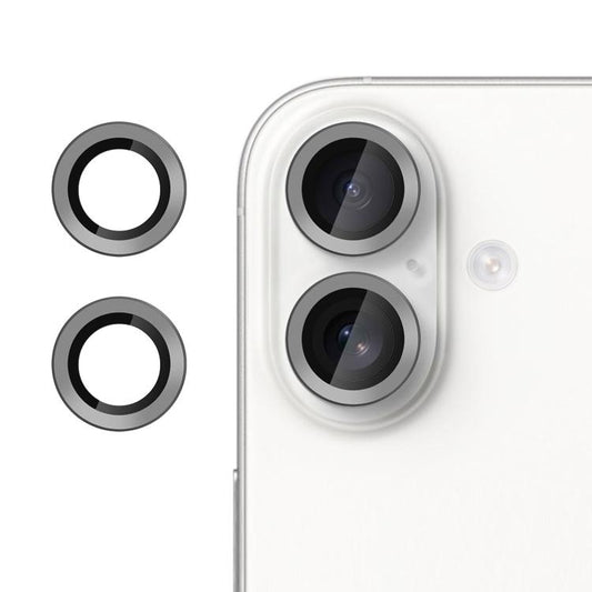For iPhone 17 Kalebol No Flicker Ultra-Thin Individual Camera Lens Tempered Glass Film(Titanium Gray) - iPhone 17 Tempered Glass by Kalebol | Online Shopping UK | buy2fix