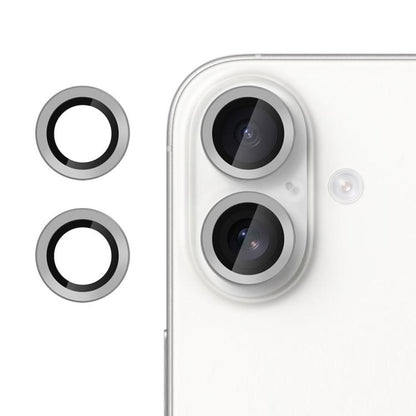 For iPhone 17 Kalebol No Flicker Ultra-Thin Individual Camera Lens Tempered Glass Film(Graphite Gray) - iPhone 17 Tempered Glass by Kalebol | Online Shopping UK | buy2fix