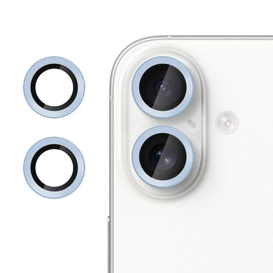 For iPhone 17 Kalebol No Flicker Ultra-Thin Individual Camera Lens Tempered Glass Film(Distant Peak Blue) - iPhone 17 Tempered Glass by Kalebol | Online Shopping UK | buy2fix