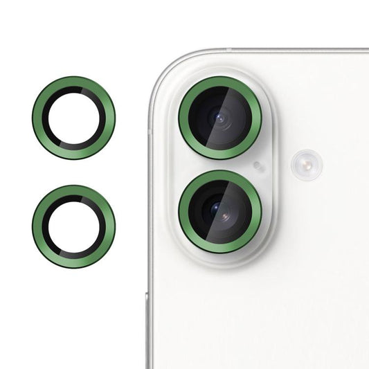 For iPhone 17 Kalebol No Flicker Ultra-Thin Individual Camera Lens Tempered Glass Film(Green) - iPhone 17 Tempered Glass by Kalebol | Online Shopping UK | buy2fix