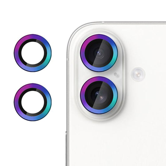 For iPhone 17 Kalebol No Flicker Ultra-Thin Individual Camera Lens Tempered Glass Film(Dazzling Colors) - iPhone 17 Tempered Glass by Kalebol | Online Shopping UK | buy2fix
