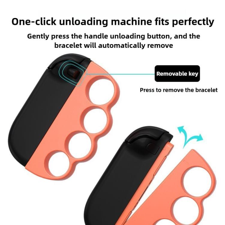 For Nintendo Switch 2 Left And Right Handle Boxing Game Grip Set(Black) - Gamepads by buy2fix | Online Shopping UK | buy2fix