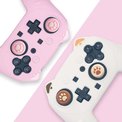 For Nintendo Switch 2 Pro Game Controller Silicone Protective Cover(Pink) - Cases by buy2fix | Online Shopping UK | buy2fix