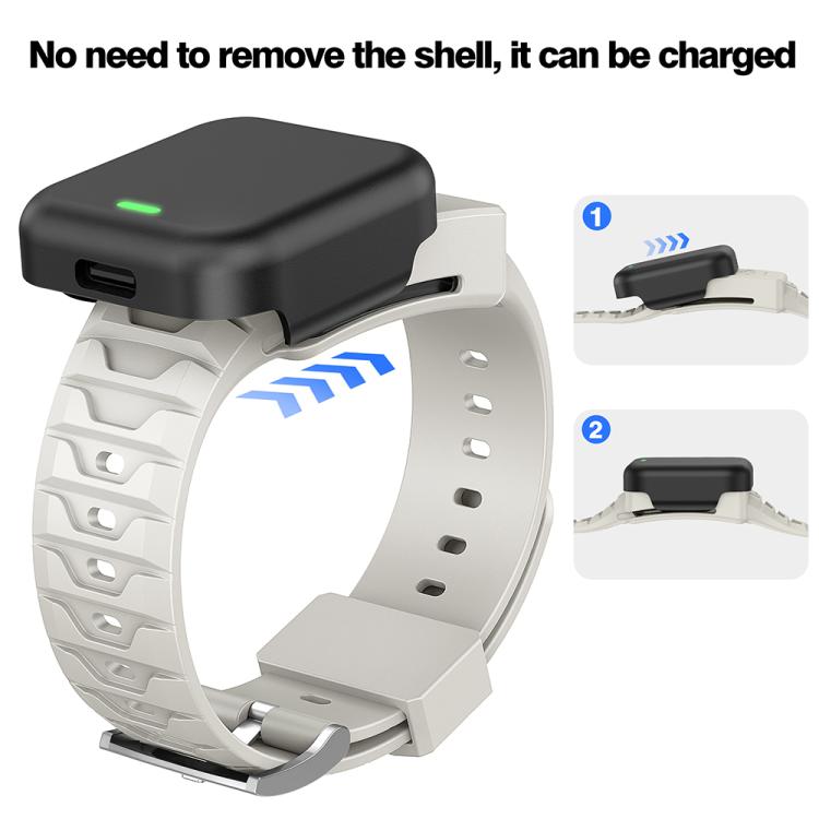 For WHOOP 4.0  Integrated TPU Watch Band(Starlight) - Watch Bands by buy2fix | Online Shopping UK | buy2fix