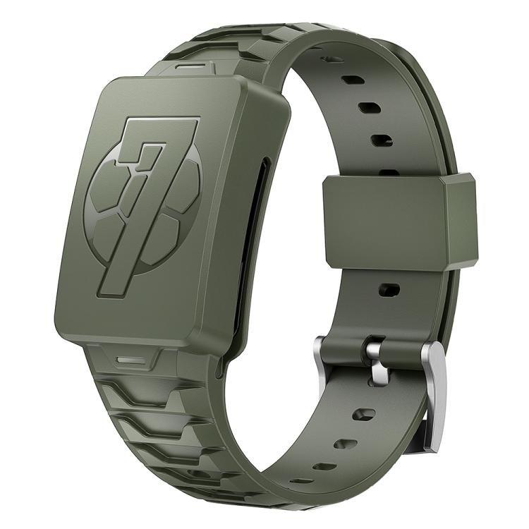 For WHOOP 4.0  Integrated TPU Watch Band(Army Green) - Watch Bands by buy2fix | Online Shopping UK | buy2fix