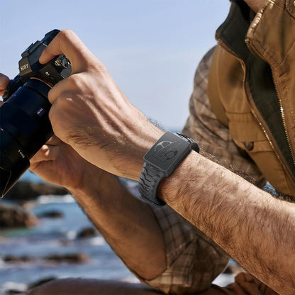 For WHOOP 4.0  Integrated TPU Watch Band(Black) - Watch Bands by buy2fix | Online Shopping UK | buy2fix