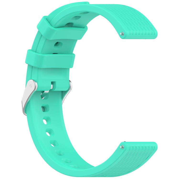 For OnePlus Watch 3 43mm Rhombic Texture Groove Silicone Watch Band(Teal) - Watch Bands by buy2fix | Online Shopping UK | buy2fix