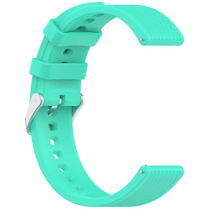 For OnePlus Watch 3 43mm Rhombic Texture Groove Silicone Watch Band(Teal) - Watch Bands by buy2fix | Online Shopping UK | buy2fix