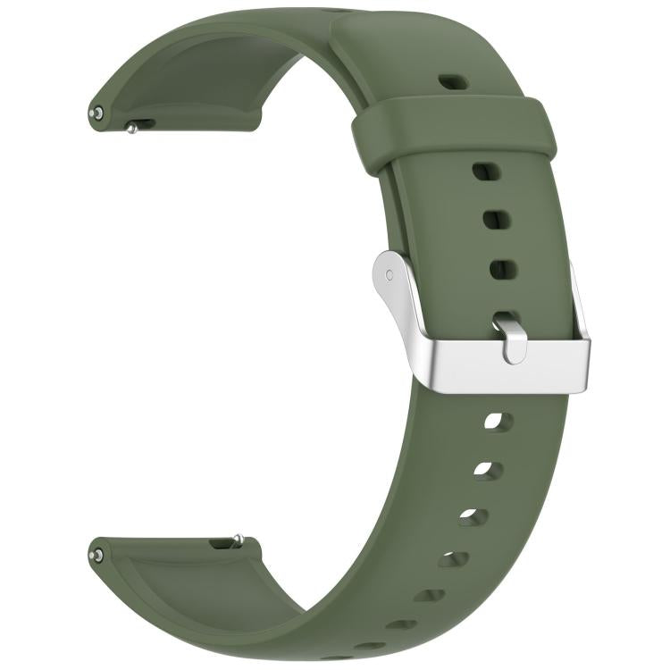 For CMF Watch 3 Pro / CMF Watch Pro2 Solid Color Silicone Watch Band(Dark Green) - Watch Bands by buy2fix | Online Shopping UK | buy2fix