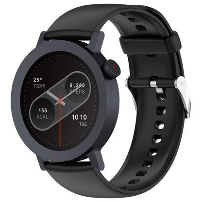 For CMF Watch 3 Pro / CMF Watch Pro2 Solid Color Silicone Watch Band(Black) - Watch Bands by buy2fix | Online Shopping UK | buy2fix