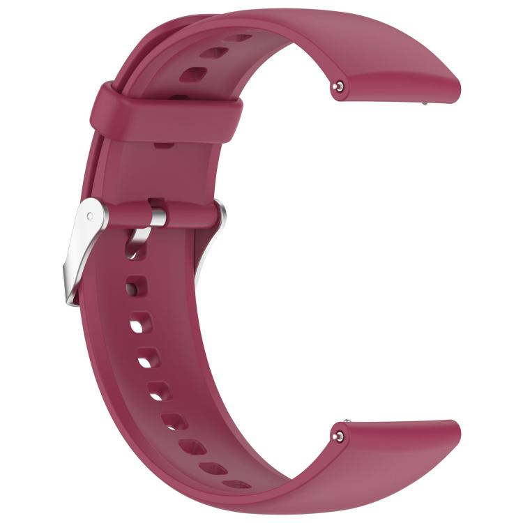 For CMF Watch 3 Pro / CMF Watch Pro2 Solid Color Silicone Watch Band(Wine Red) - Watch Bands by buy2fix | Online Shopping UK | buy2fix
