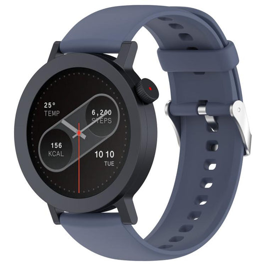 For CMF Watch 3 Pro / CMF Watch Pro2 Solid Color Silicone Watch Band(Blue Gray) - Watch Bands by buy2fix | Online Shopping UK | buy2fix