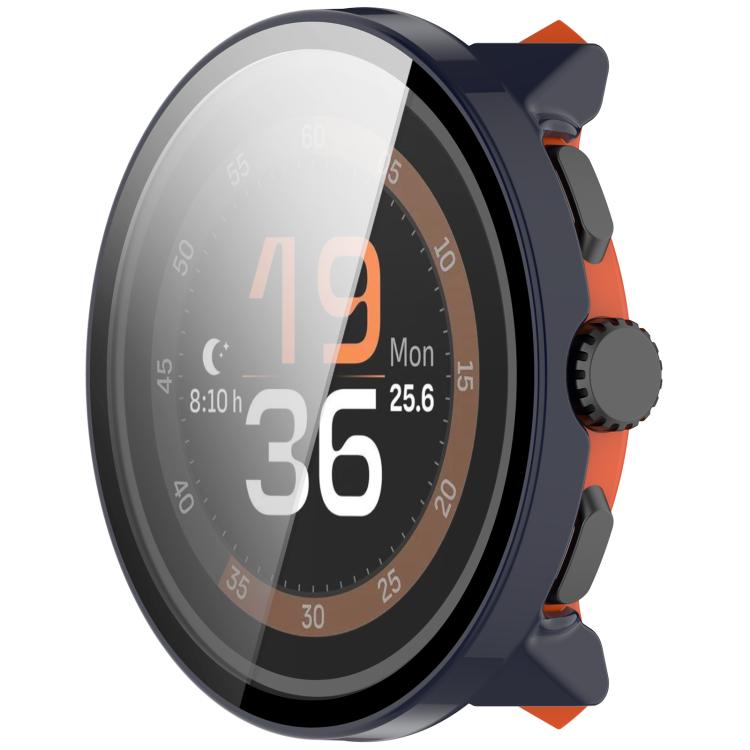 For Suunto Run Tempered Film Integrated PC Watch Protective Cover(Ink Blue) -  by buy2fix | Online Shopping UK | buy2fix