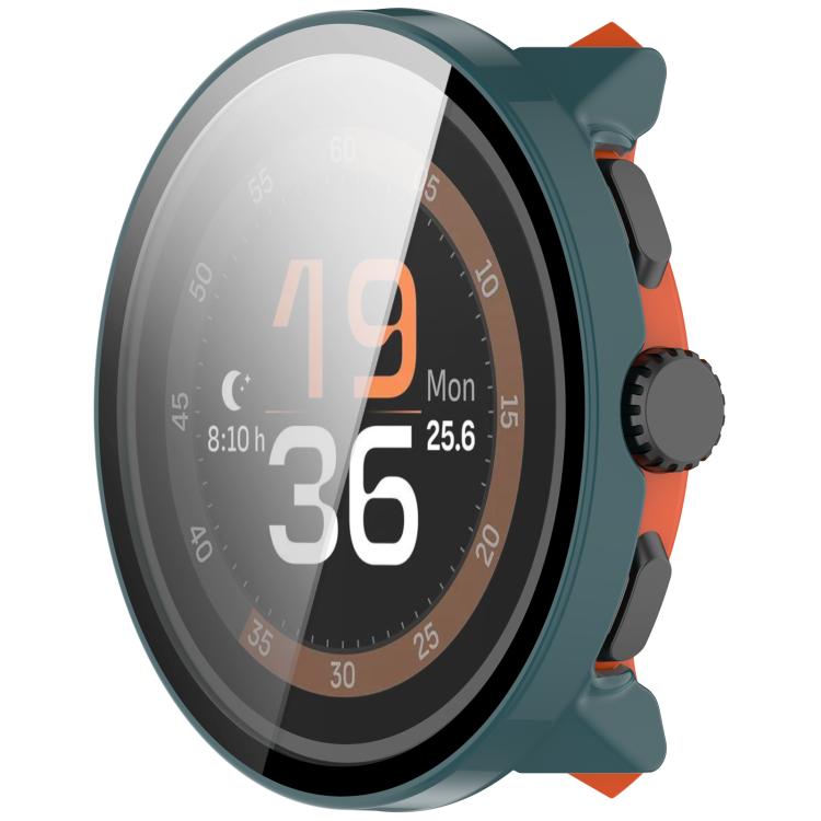 For Suunto Run Tempered Film Integrated PC Watch Protective Cover(Pine Green) -  by buy2fix | Online Shopping UK | buy2fix