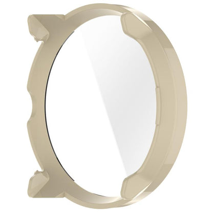 For Suunto Run Tempered Film Integrated PC Watch Protective Cover(Ivory White) -  by buy2fix | Online Shopping UK | buy2fix