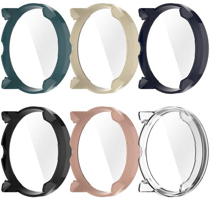 For Suunto Run Tempered Film Integrated PC Watch Protective Cover(Pine Green) -  by buy2fix | Online Shopping UK | buy2fix