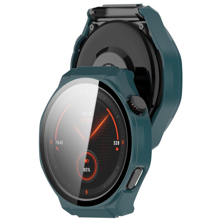 For Honor Watch 5 Ultra Tempered Film Integrated PC Watch Protective Cover(Pine Green) - Watch Cases by buy2fix | Online Shopping UK | buy2fix