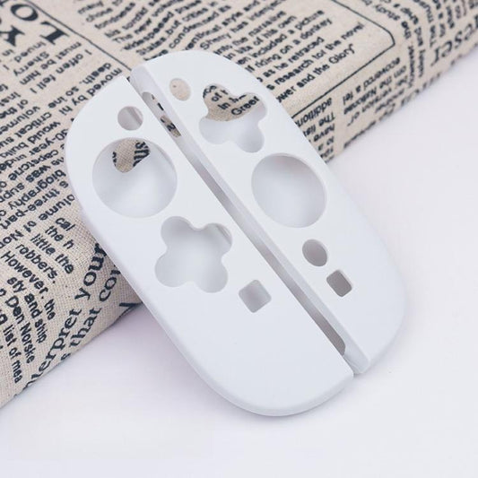 For Nintendo Switch 2 Game Controller Half-Cover Silicone Protective Cover(White) - Cases by buy2fix | Online Shopping UK | buy2fix