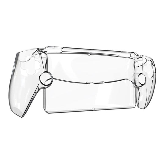 For Sony PS5  Streaming Handheld Console Crystal Clear PC Protective Case(Transparent White)