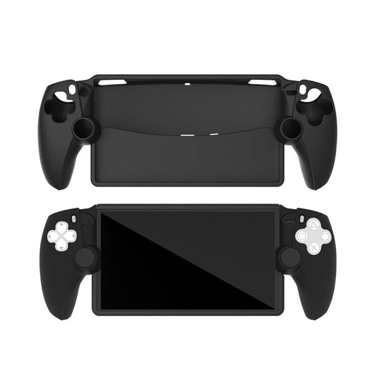 For Sony PS5  Game Console Silicone Protective Case(Black)