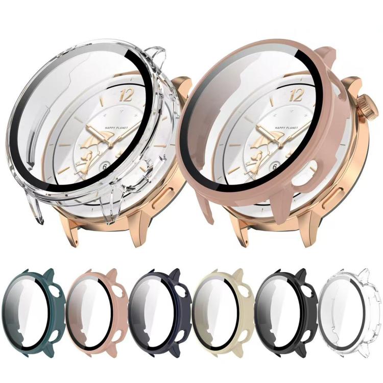 For OnePlus Watch 3 43mm Tempered Film Integrated PC Watch Protective Cover(Transparent) - Watch Case by buy2fix | Online Shopping UK | buy2fix