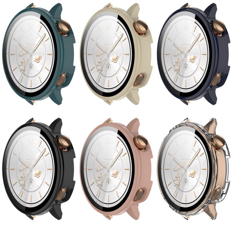 For OnePlus Watch 3 43mm Tempered Film Integrated PC Watch Protective Cover(Transparent) - Watch Case by buy2fix | Online Shopping UK | buy2fix