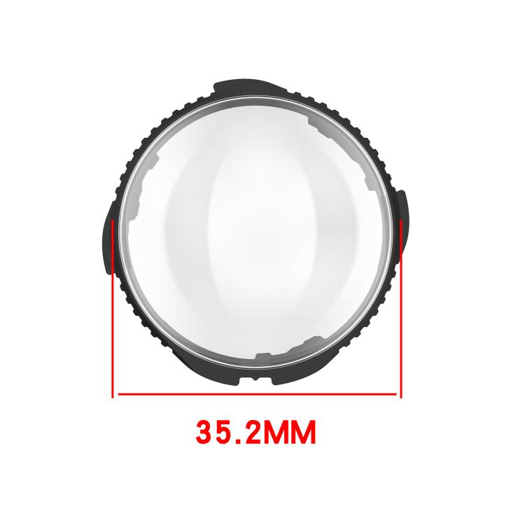 For Insta360 X4 Rotating Optical Tempered Glass Lens Guard Protective Cover(Silver) - Protective Film & Stickers by buy2fix | Online Shopping UK | buy2fix