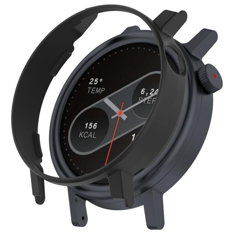 For CMF Watch 3 Pro Half Coverage Hollowed PC Watch Protective Cover(Black) - Watch Case by buy2fix | Online Shopping UK | buy2fix