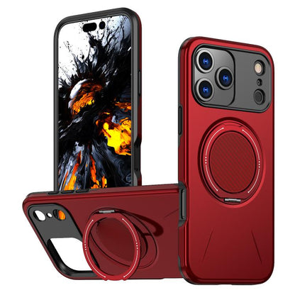 For iPhone 17 Pro Max Kalebol Magnetic MagSafe Rotation Holder PC Phone Case(Red) - iPhone 17 Pro Max Cases by Kalebol | Online Shopping UK | buy2fix