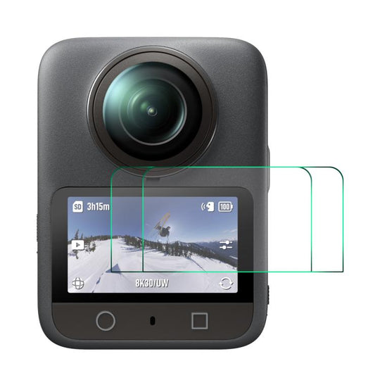 For DJI Osmo 360 2 Set ENKAY Hat-Prince 0.2mm 9H Tempered Glass Screen Protector Watch Film