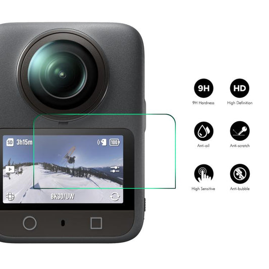 For DJI Osmo 360 2pcs ENKAY Hat-Prince 0.2mm 9H Tempered Glass Screen Protector Watch Film - Protective Film & Stickers by ENKAY | Online Shopping UK | buy2fix