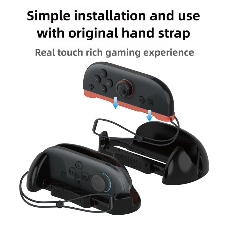 For Nintendo Switch 2  PGTECH Mini Portable Mouse with Left and Right Gaming Hand Controllers(Black) - Gamepads by buy2fix | Online Shopping UK | buy2fix