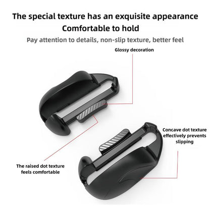For Nintendo Switch 2  PGTECH Mini Portable Mouse with Left and Right Gaming Hand Controllers(Black) - Gamepads by buy2fix | Online Shopping UK | buy2fix