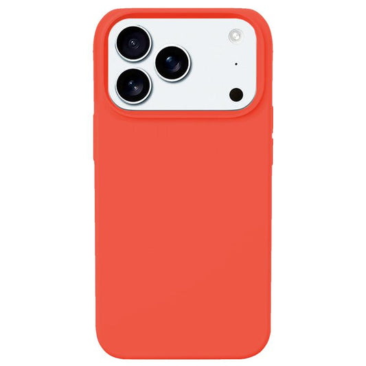 For iPhone 17 Pro Max Kalebol Solid Color Simple All-inclusive Liquid Silicone Phone Case(Orange) - iPhone 17 Pro Max Cases by Kalebol | Online Shopping UK | buy2fix