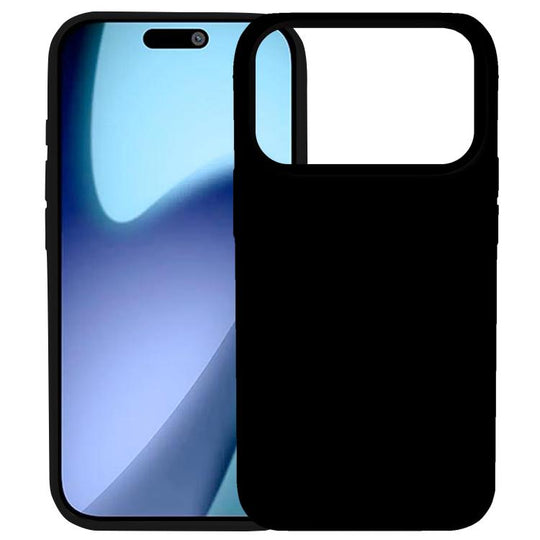 For iPhone 18 Pro / 17 Pro Kalebol Solid Color Simple All-inclusive Liquid Silicone Phone Case(Black)