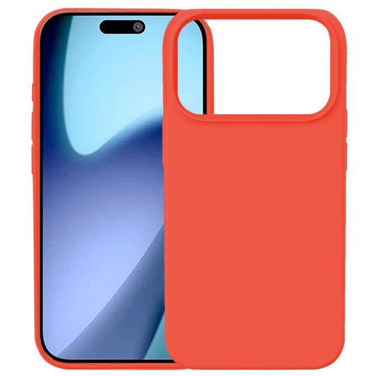 For iPhone 18 Pro / 17 Pro Kalebol Solid Color Simple All-inclusive Liquid Silicone Phone Case(Orange)