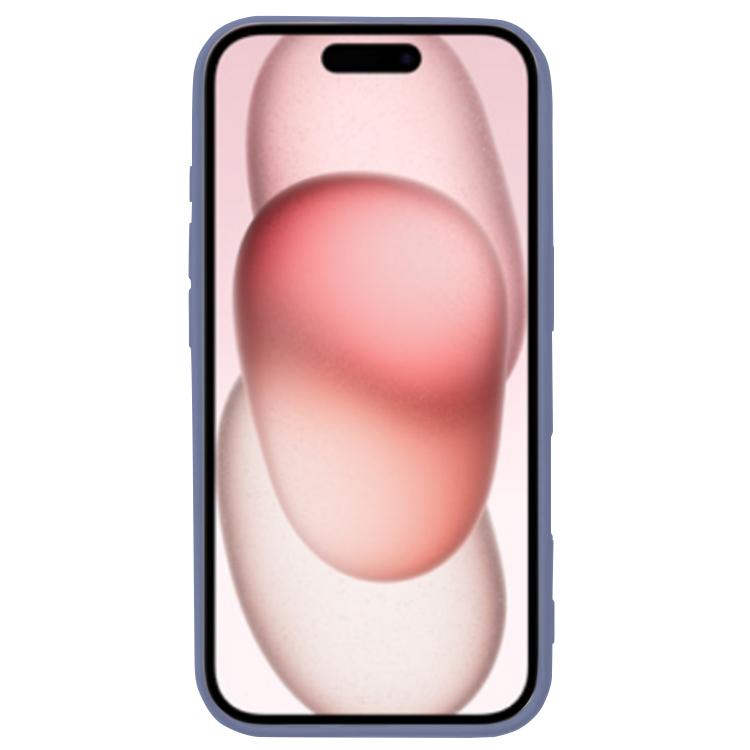 For iPhone 17 Kalebol Solid Color Simple All-inclusive Liquid Silicone Phone Case(Lilac) - iPhone 17 Cases by Kalebol | Online Shopping UK | buy2fix