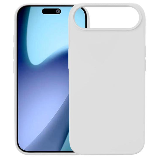 For iPhone Air Kalebol Solid Color Simple All-inclusive Liquid Silicone Phone Case(White)