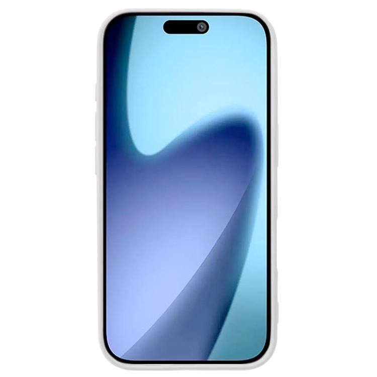 For iPhone 17 Air Kalebol Solid Color Simple All-inclusive Liquid Silicone Phone Case(White) - iPhone 17 Air Cases by Kalebol | Online Shopping UK | buy2fix
