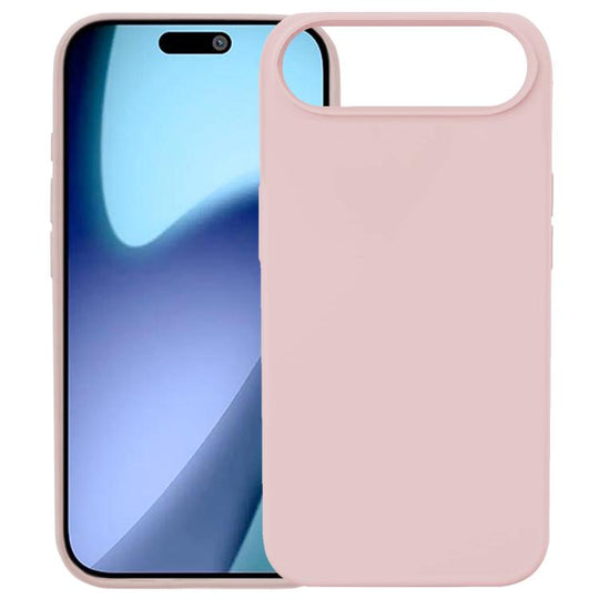 For iPhone Air Kalebol Solid Color Simple All-inclusive Liquid Silicone Phone Case(Pink)