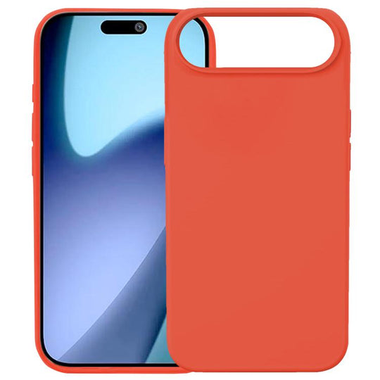 For iPhone Air Kalebol Solid Color Simple All-inclusive Liquid Silicone Phone Case(Orange)