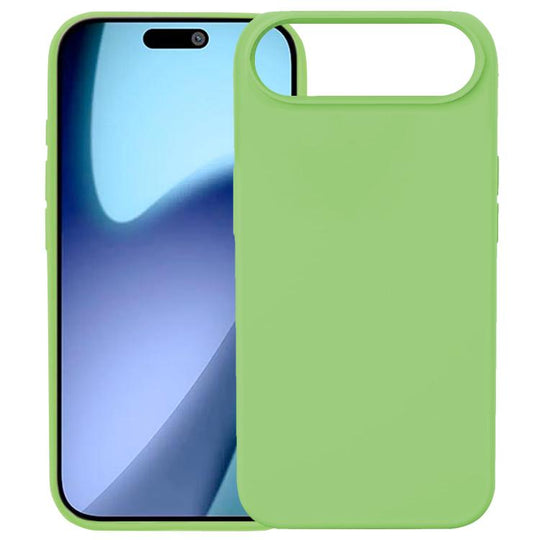 For iPhone Air Kalebol Solid Color Simple All-inclusive Liquid Silicone Phone Case(Green)