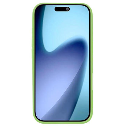 For iPhone 17 Air Kalebol Solid Color Simple All-inclusive Liquid Silicone Phone Case(Green) - iPhone 17 Air Cases by Kalebol | Online Shopping UK | buy2fix