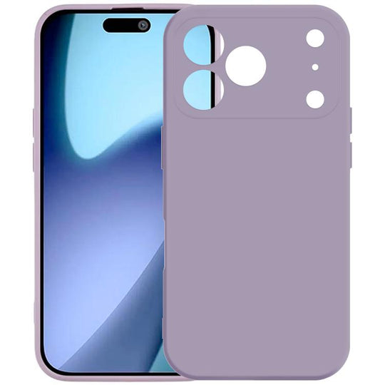 For iPhone 17 Pro Max Kalebol Precise Cutouts Solid Color TPU Phone Case(Grass Purple)