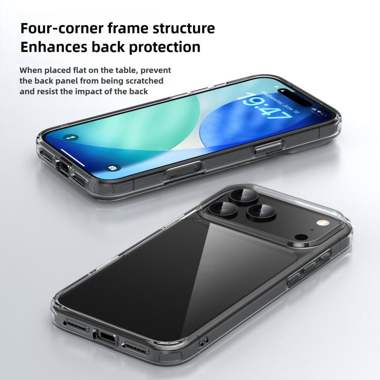 For iPhone 17 Pro Max Kalebol Ice-clear Shockproof Phone Case(Transparent) - iPhone 17 Pro Max Cases by Kalebol | Online Shopping UK | buy2fix