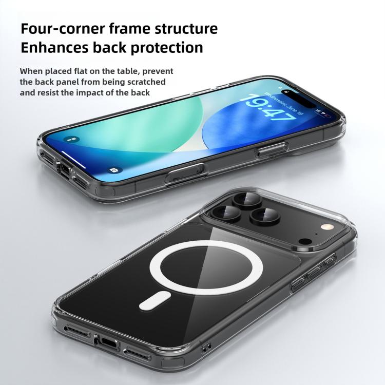 For iPhone 17 Air Kalebol Ice-clear MagSafe Anti-drop Phone Case(Transparent) - iPhone 17 Air Cases by Kalebol | Online Shopping UK | buy2fix